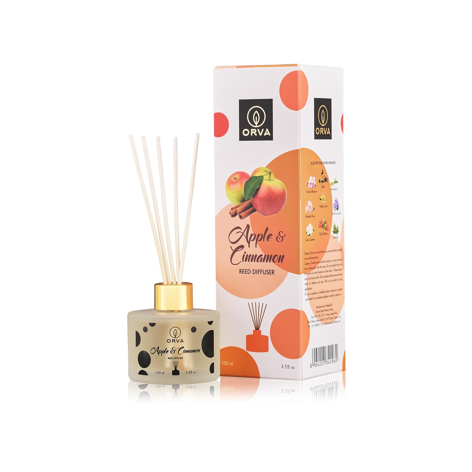 Orva Reed Diffuser Fragrance - Apple Cinnamon