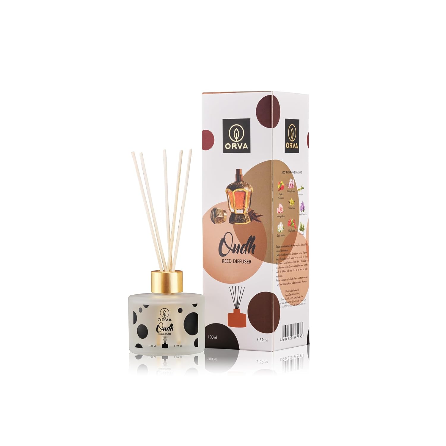 Orva Reed Diffuser Fragrance - Oudh