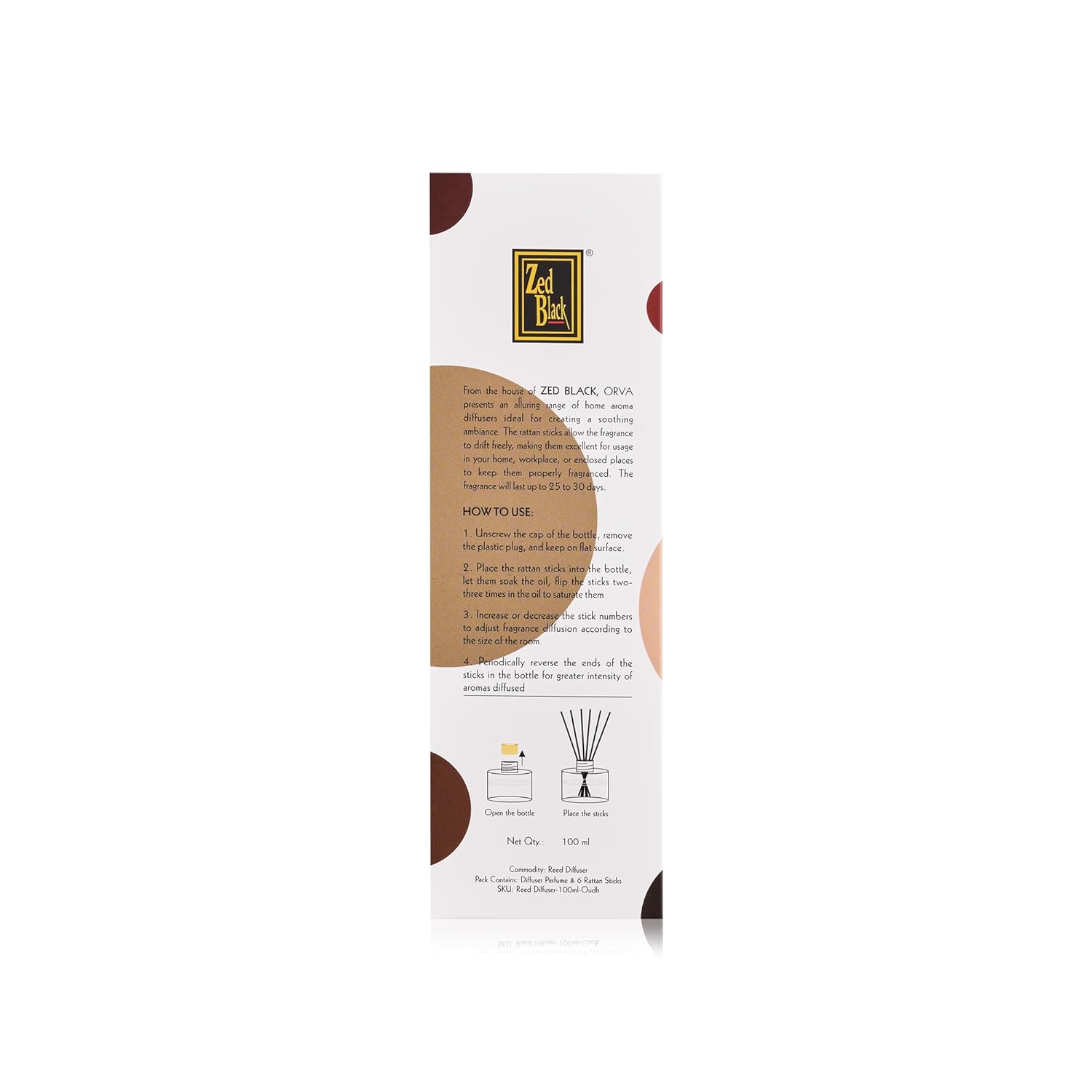 Orva Reed Diffuser Fragrance - Oudh