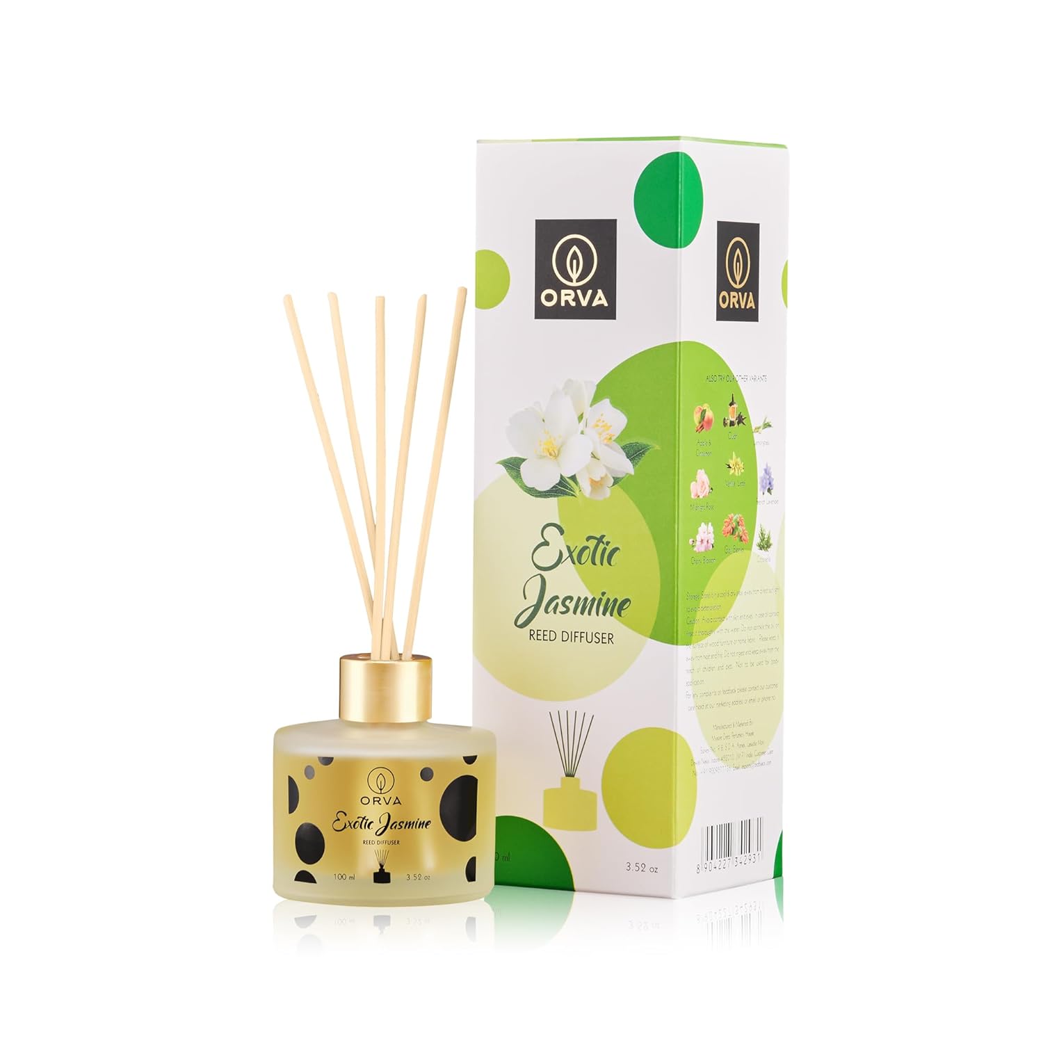 Orva Reed Diffuser Fragranc - Exotic Jasmine