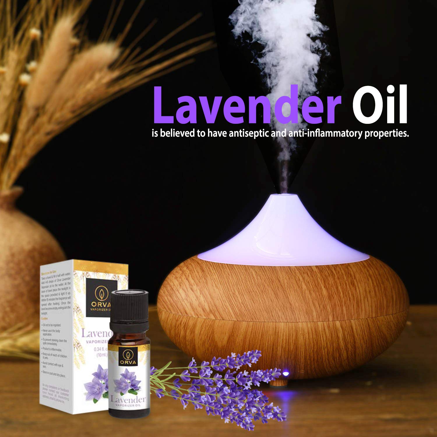 ORVA Lavender Vaporizer Oil (10 ML)