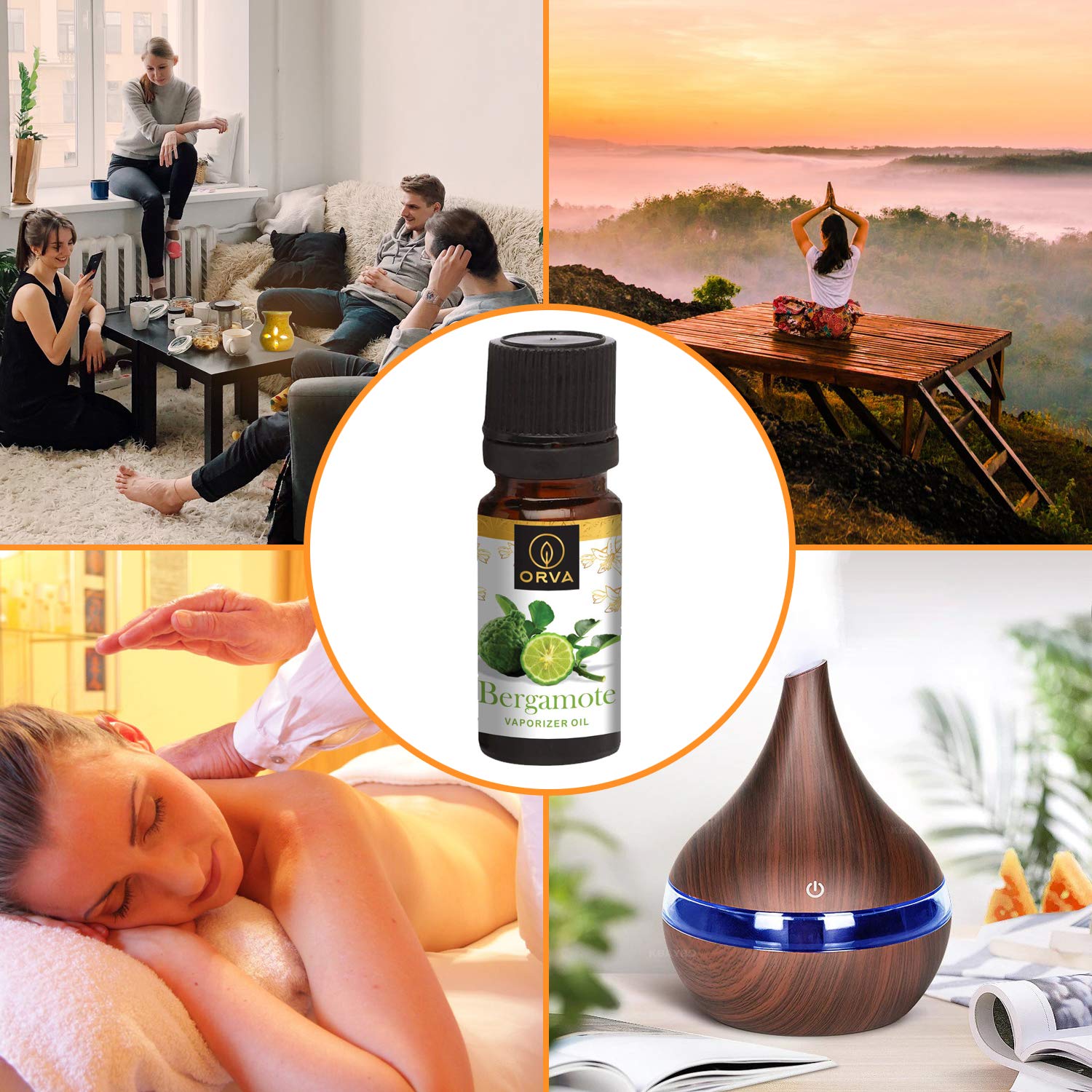 ORVA Bergamote Vaporizer Oil (10 ml)