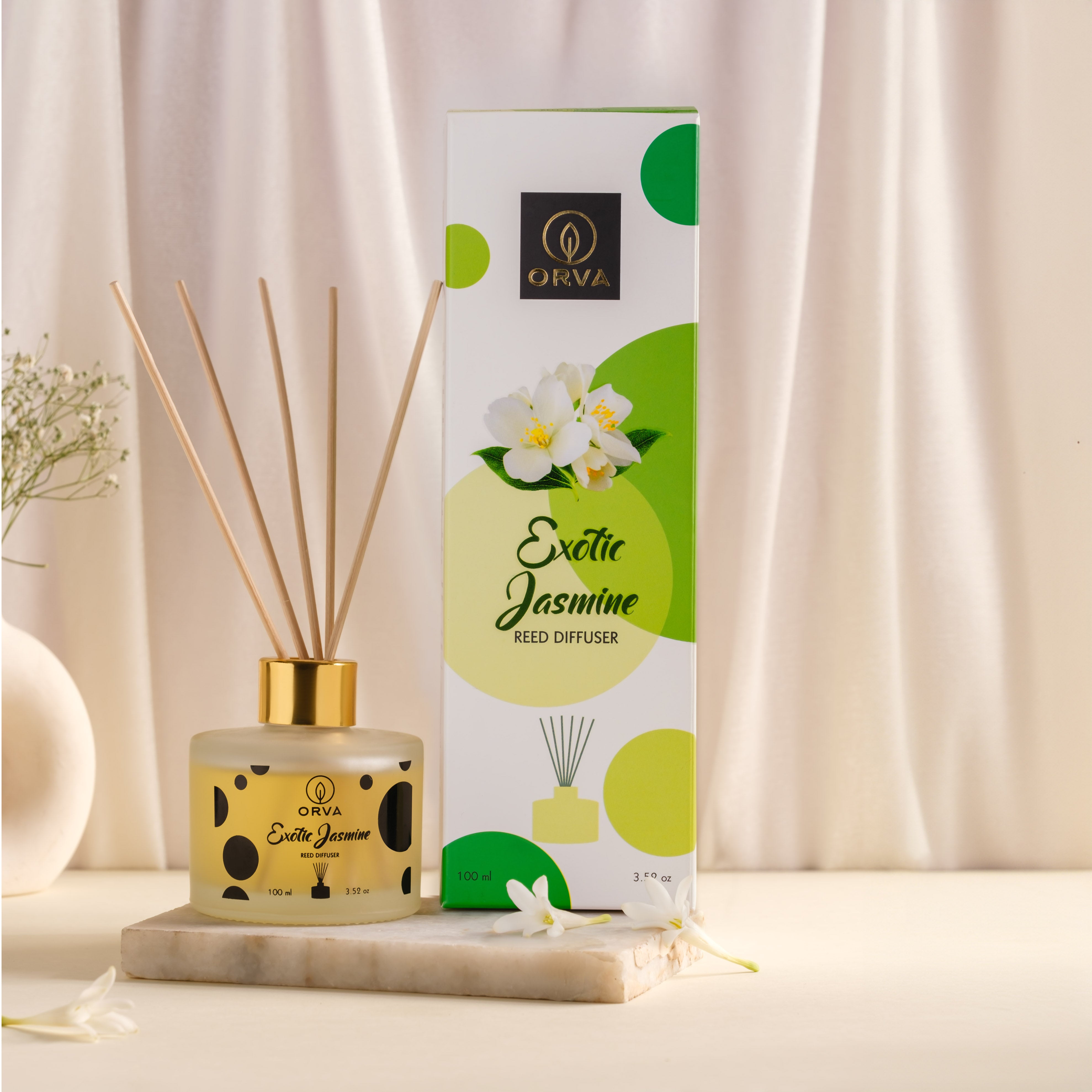 Orva Reed Diffuser Fragranc - Exotic Jasmine