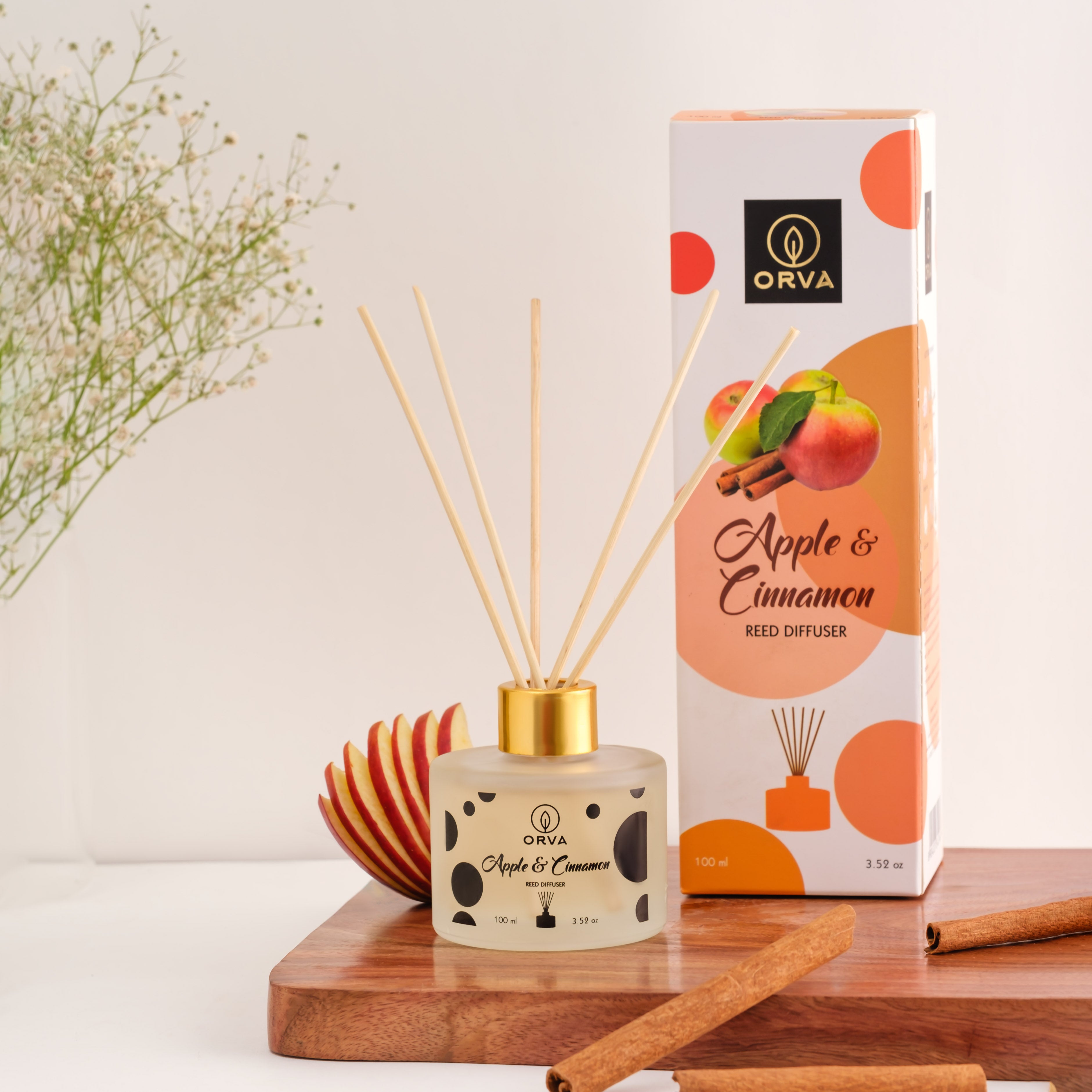 Orva Reed Diffuser Fragrance - Apple Cinnamon
