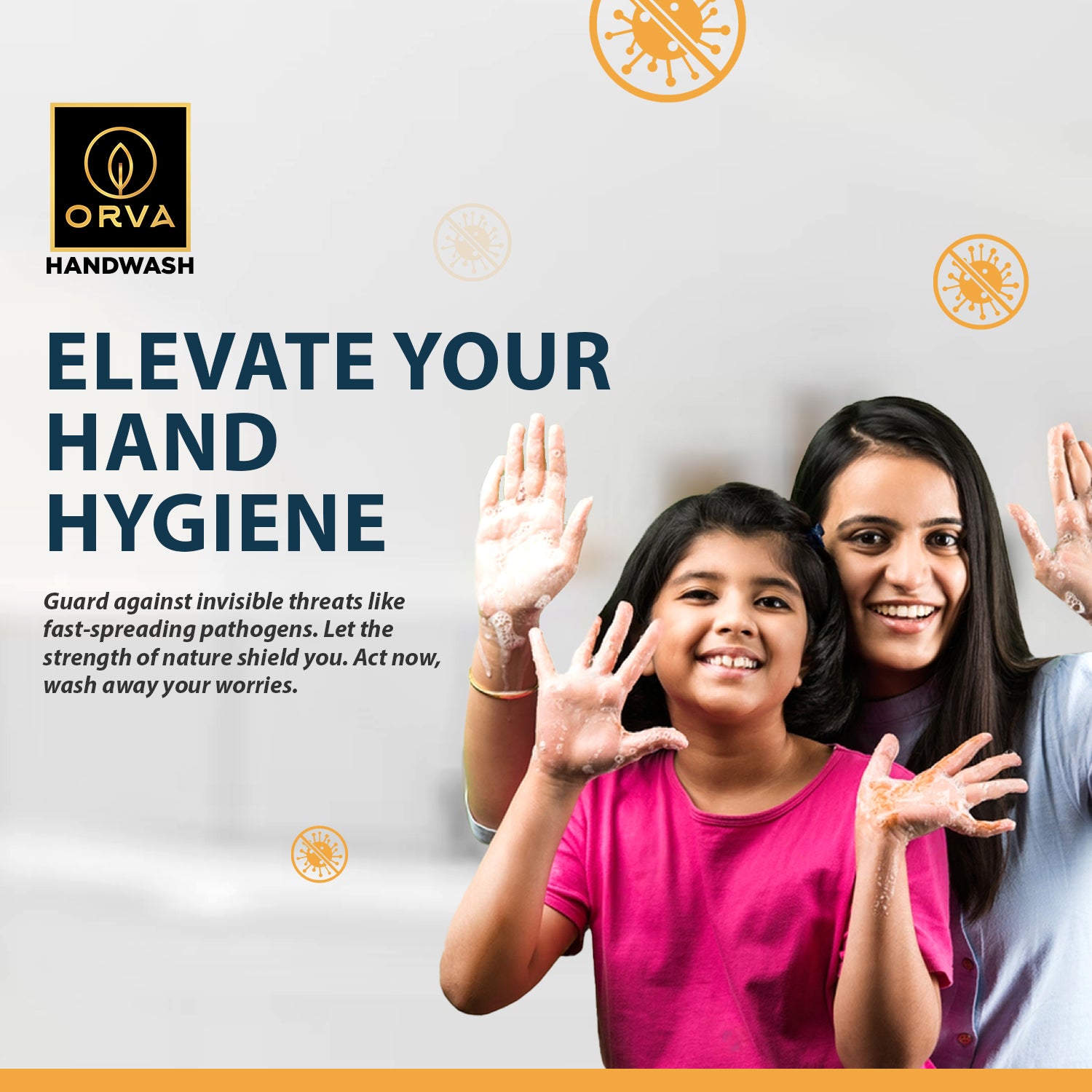 Orva refill pouch Hand Wash - French Aqua