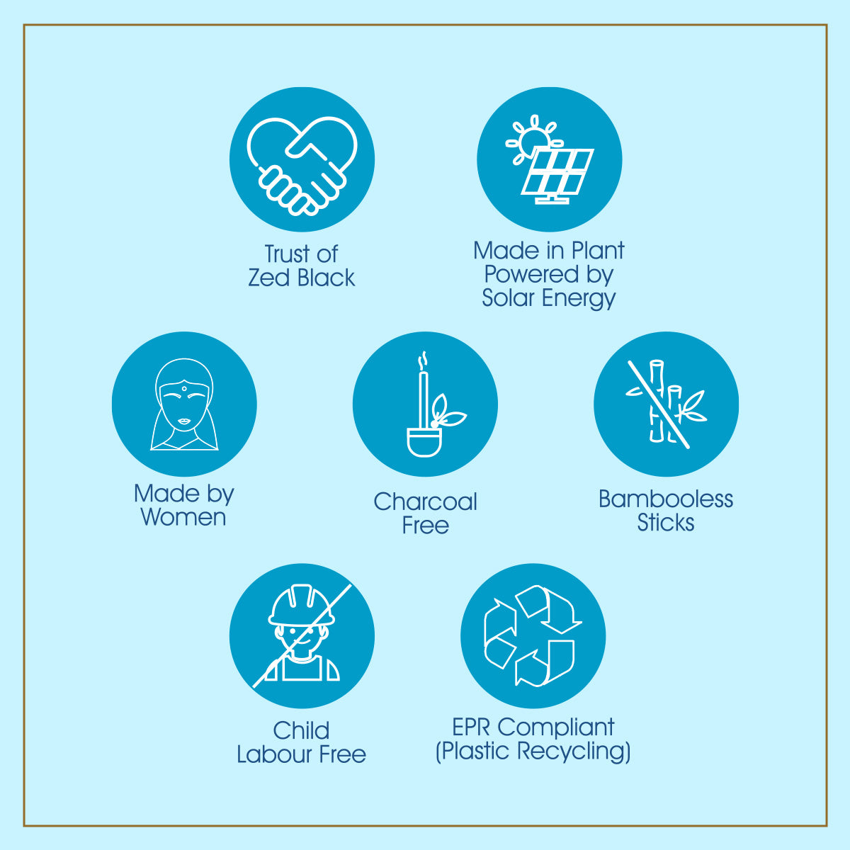 ORVA Bambooless Incense sticks: Camphor Pack of 1 ( 90 g)