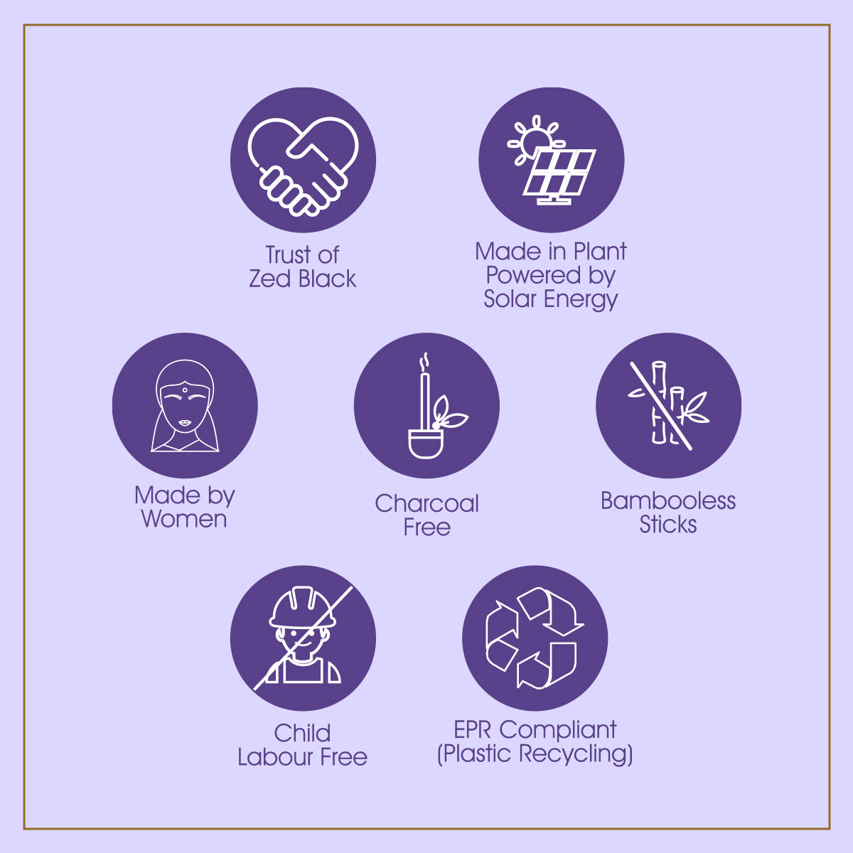 ORVA Bambooless Incense sticks: Lavender Pack of 1 ( 90 g)